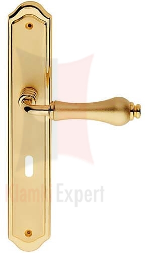 Klamka ALDAR 920 z otworem na klucz