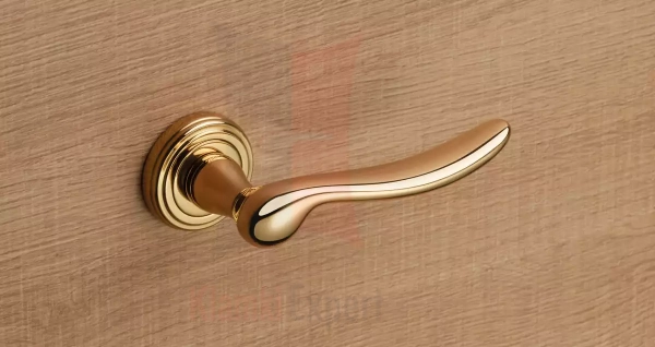 Klamka Beta 011 OL mosiądz błyszczący