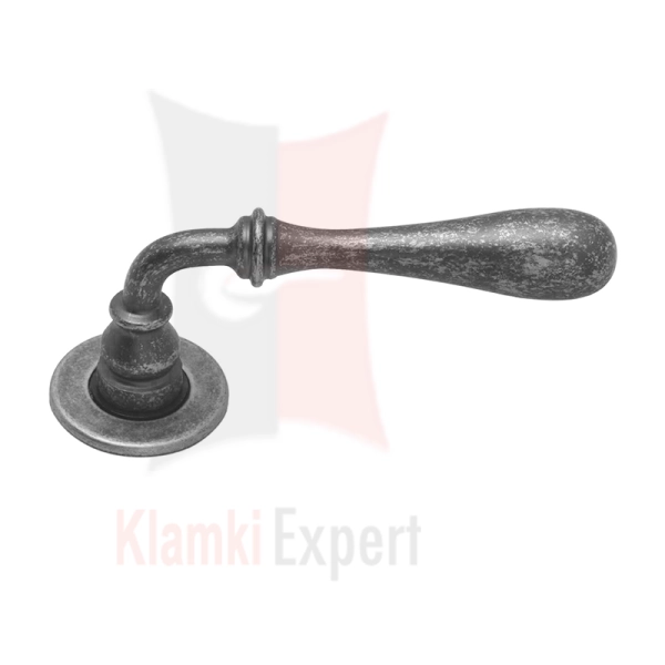 Klamka TOSCA 027 w kolorze FV patynowany, stare srebro