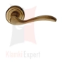 Klamka ONDA 103 kolor OG brązowiony przecierany  - bez dolnej rozety