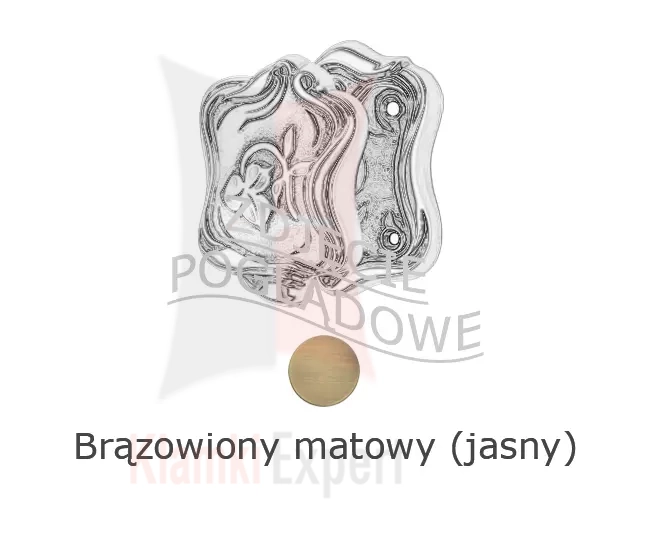 Gałka stała LIBERTY  - brązowiony matowy jasny