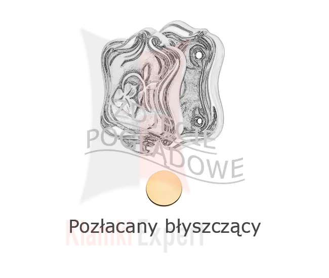 Gałka stała LIBERTY  pozłacany błyszczący