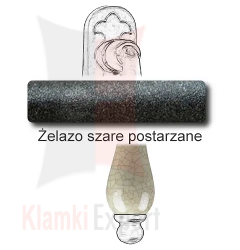Żelazo szare postarzane