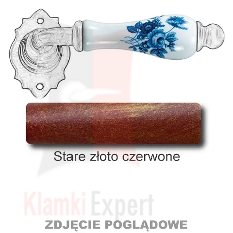 Stare złoto czerwone