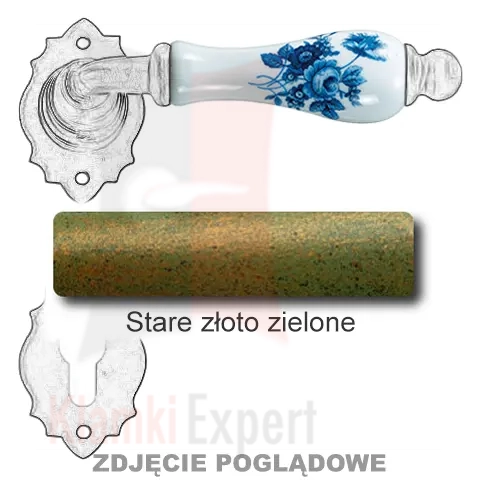 Stare złoto zielone