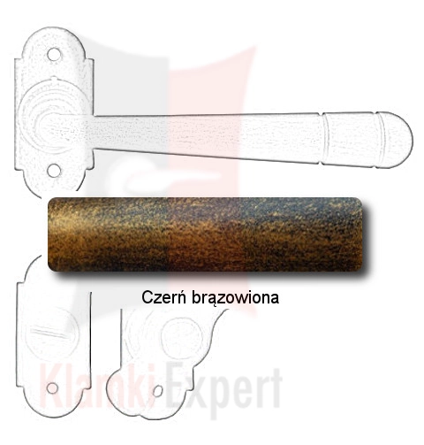 Czerń brązowiona