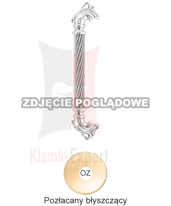 Uchwyt drzwiowy LIBERTY 380 mm OZ