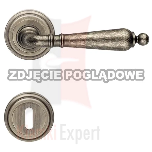 Klamka Florenzia 011 FV - patynowany (stare srebro)