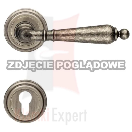 Klamka Florenzia 011 FV - patynowany (stare srebro)