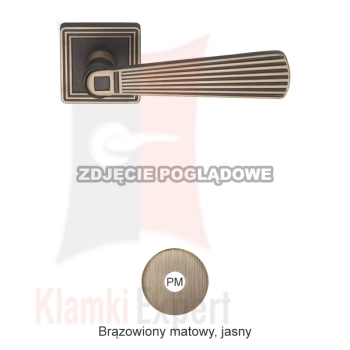Klamka Opera 114 PM brązowiony matowy jasny