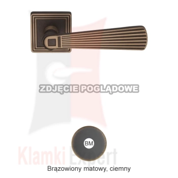 Klamka Opera 114 BM brązowiony matowy ciemny