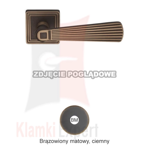 Klamka Opera 114 BM brązowiony matowy ciemny