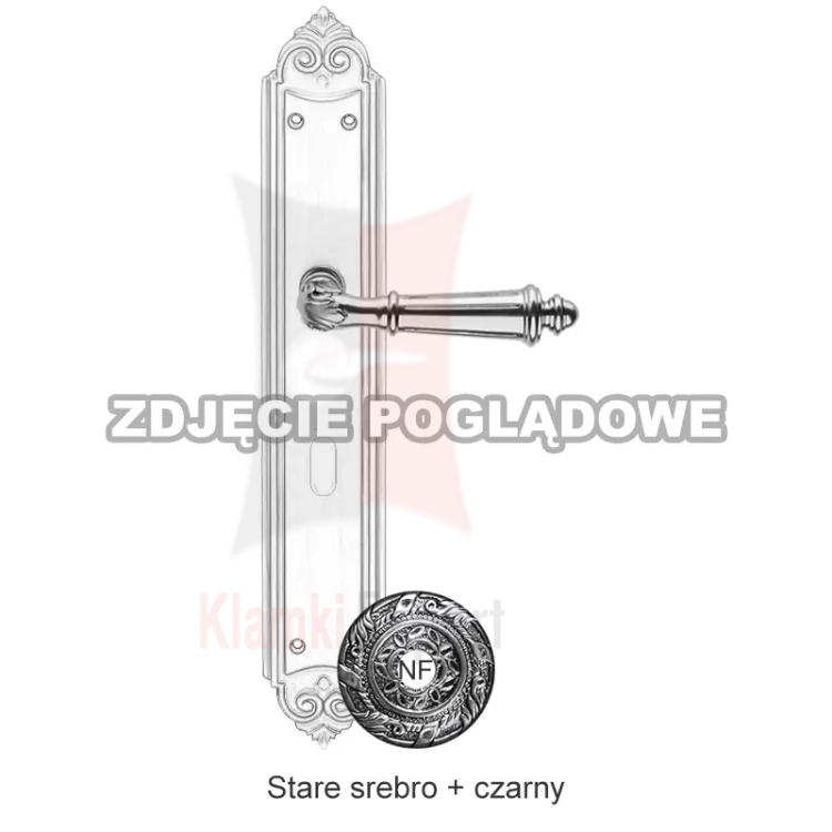 Klamka Aida 1610PL [BIG] z otworem na klucz - NF