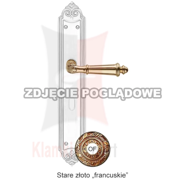 Klamka Aida 1610PL [BIG] z otworem na klucz OF