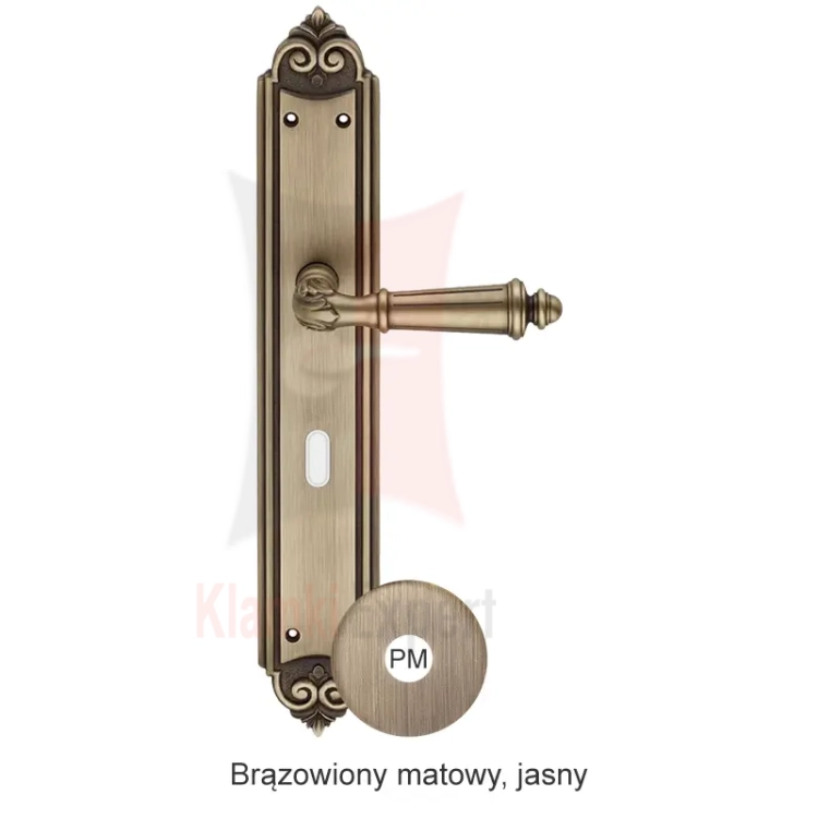 Klamka Aida 1610PL [BIG] z otworem na klucz PM