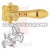 Klamka LIBERTY 091 OZ pozłacany błyszczący. Szyld dolny WC