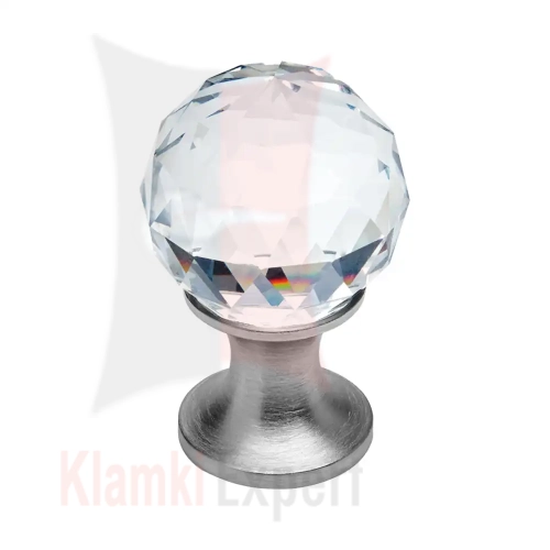 CRYSTAL CS 30 mm gałka meblowa z kryształem Swarovskiego