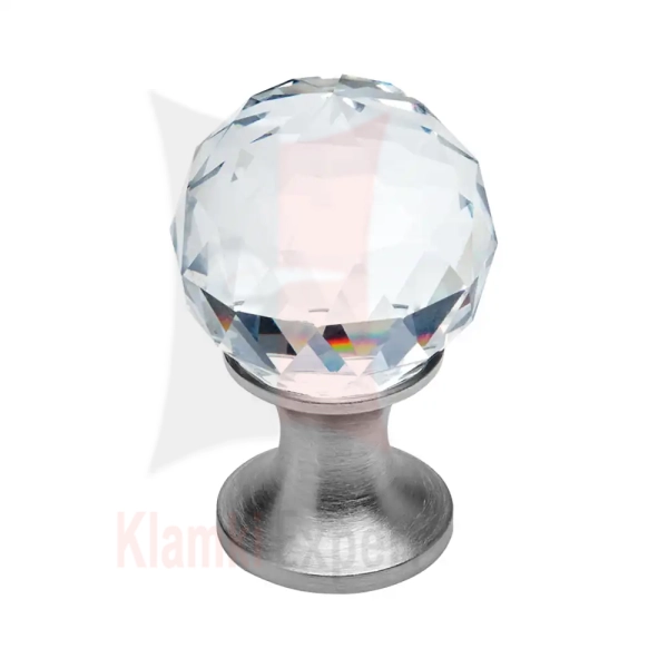 CRYSTAL CS 30 mm gałka meblowa z kryształem Swarovskiego