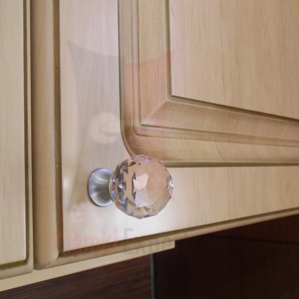 CRYSTAL CS 30 mm gałka meblowa z kryształem Swarovskiego