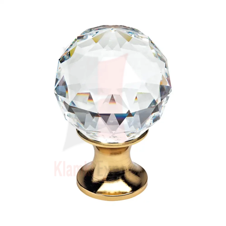 CRYSTAL OZ 40 mm gałka meblowa z kryształem Swarovskiego