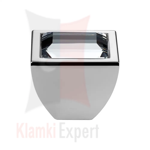 Elios Crystal CR gałka meblowa z kryształem Swarovskiego