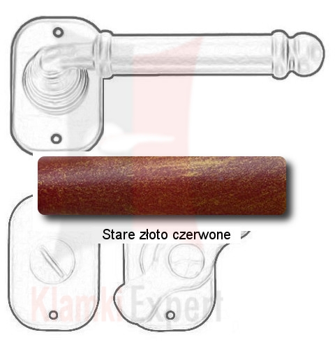 Stare złoto czerwone