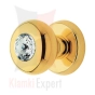 Gałka obrotowa ELIKA Crystal 108 OZ pozłacany błyszczący