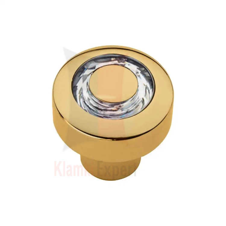 Cosmic OZ 22 mm gałka meblowa z kryształem Swarovskiego