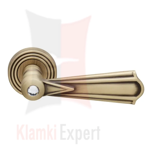 Klamka Madame Crystal 112 PM - brązowiony matowy (jasny)