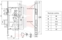 ZAMEK WPUSZCZANY 72KL, E=55mm, 235x20x3mm, STAL NIERDZEWNA