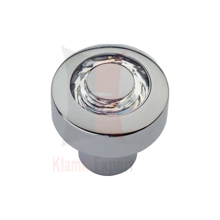 Cosmic CR 22 mm gałka meblowa z kryształem Swarovskiego