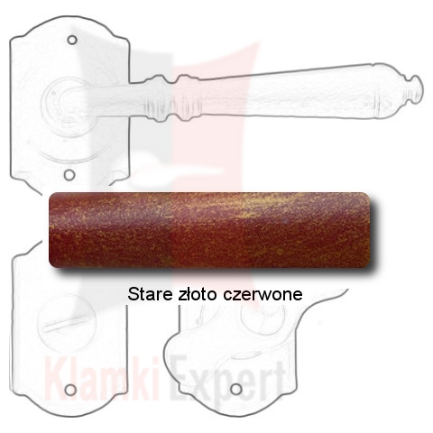 Stare złoto czerwone