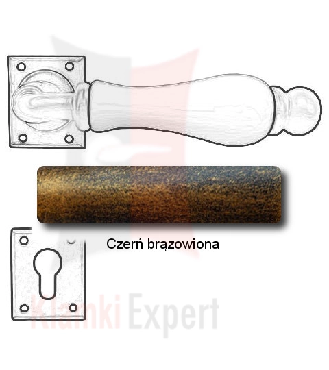 Czerń brązowiona