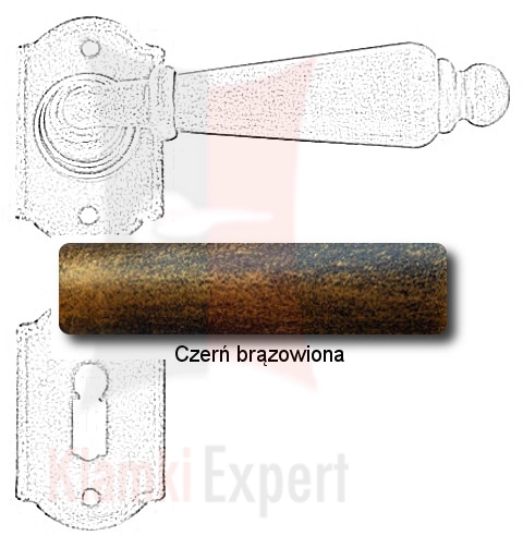 Czerń brązowiona