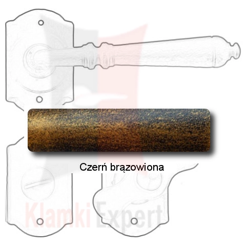 Czerń brązowiona