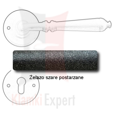 Żelazo szare postarzane