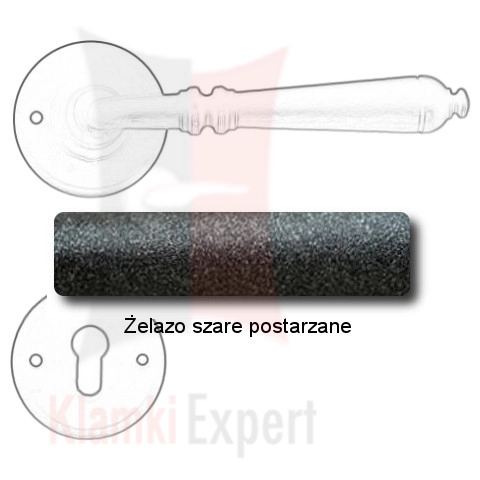 Żelazo szare postarzane