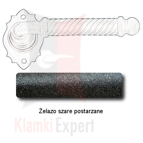 Żelazo szare postarzane