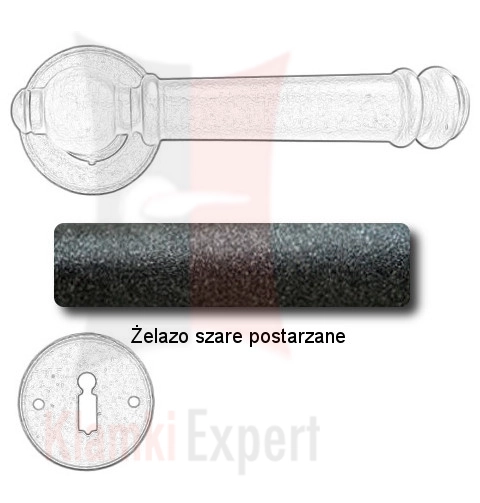 Żelazo szare postarzane