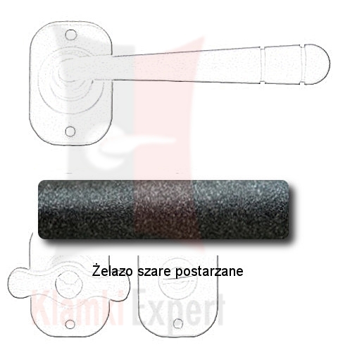 Żelazo szare postarzane