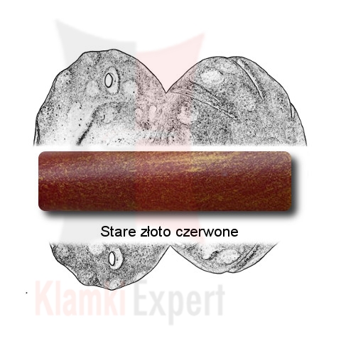 Stare złoto czerwone
