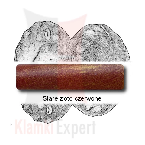 Stare złoto czerwone