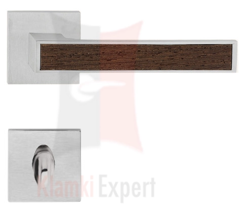 Klamka Zen Wenge z blokadą WC