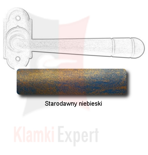 Klamka Berna 2094 w kolorze czerń miedziana