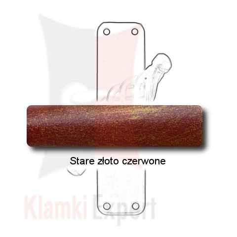 Stare złoto czerwone