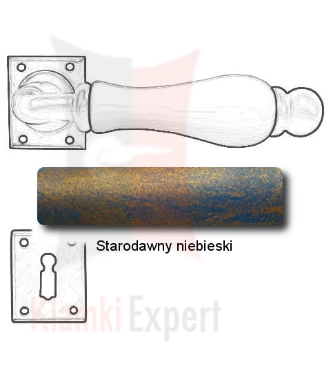 Starodawny niebieski