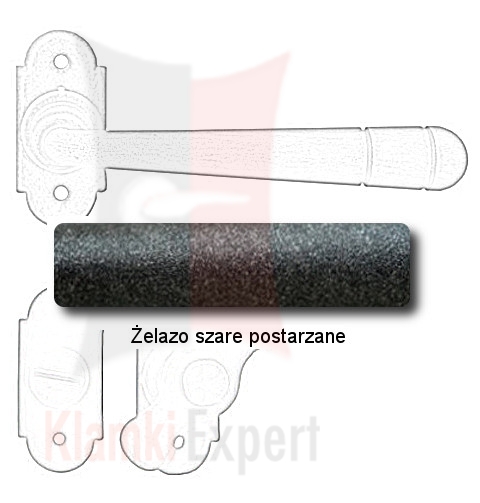 Żelazo szare postarzane