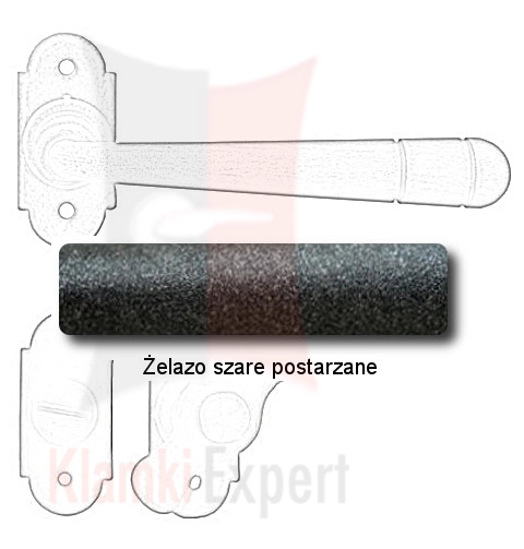 Żelazo szare postarzane