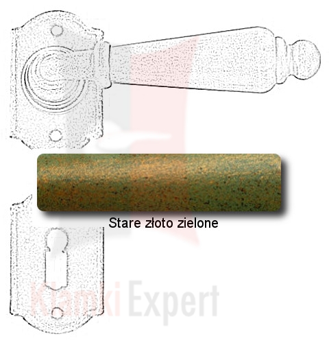 Stare złoto zielone