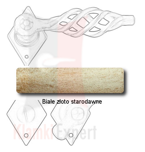 Białe złoto starodawne